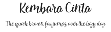 Kembara Cinta by Fargun Studio — Script Handwritten Font — thumbnail 1