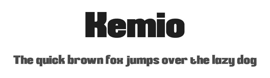 Kemio by Fitrah Type — Sans Serif Font