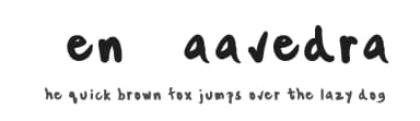 Ken Saavedra by Ken Saavedra — Script Handwritten Font — thumbnail 1