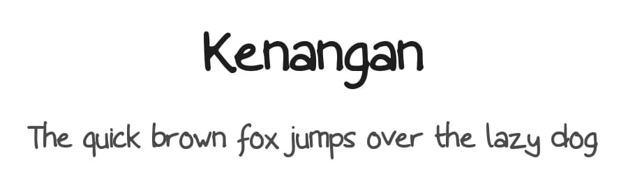 Kenangan by Ibra Creative Studio — Script Handwritten Font