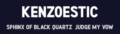 Kenzoestic by Nandesign Studio — Sans Serif Font — thumbnail 2