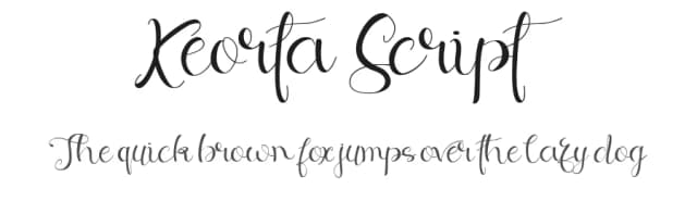 Keorta Script by Muhammad Wahyudin — Script Handwritten Font