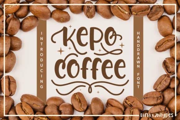 Kepo Coffee Font by Rifki (7ntypes) — Script Handwritten Font