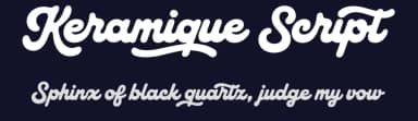 Keramique Script by Måns Grebäck — Script Handwritten Font — thumbnail 2