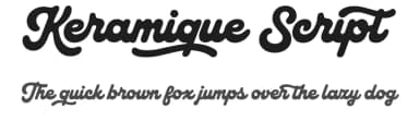 Keramique Script by Måns Grebäck — Script Handwritten Font — thumbnail 1