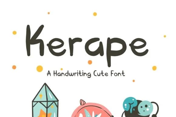 Kerape Font by Graphicfresh — Script Handwritten Font