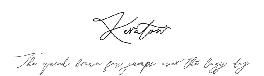 Keraton by Letterara — Script Handwritten Font