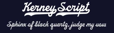 Kerney Script by Måns Grebäck — Script Handwritten Font — thumbnail 2