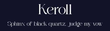Keroll by Muksal Creative — Serif Font — thumbnail 2