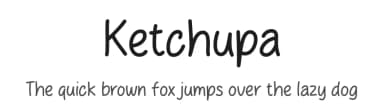 Ketchupa by MJType — Script Handwritten Font — thumbnail 1
