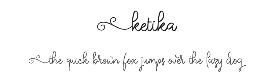 Ketika by selawetype — Script Handwritten Font