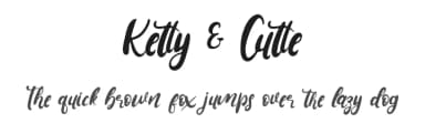 Ketty & Cutte by Integritype Studio — Script Handwritten Font — thumbnail 1