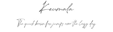 Keumala by Creavora Studio — Script Handwritten Font — thumbnail 1