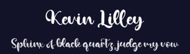 Kevin Lilley by Kong Font — Script Handwritten Font — thumbnail 2