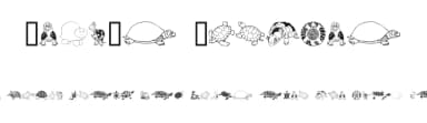 Keya's Turtles by House of Lime — Dingbats Font — thumbnail 1