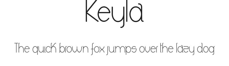 Keyla by Albertako — Sans Serif Font — preview 1