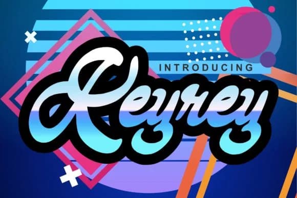 Keyrey Font by Vunira — Script Handwritten Font