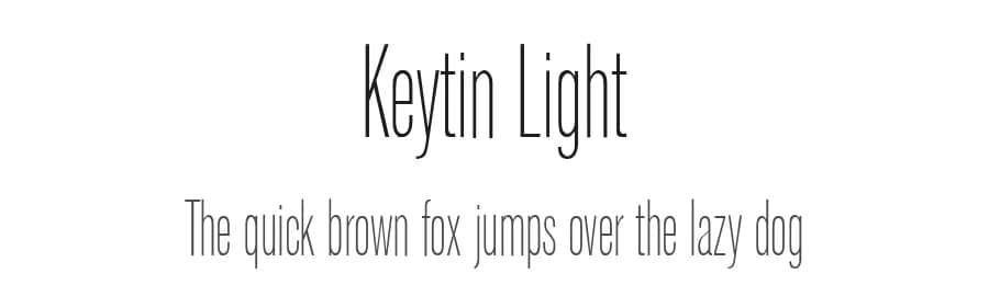 Keytin Light by Themnific — Sans Serif Font