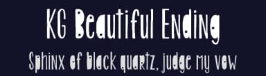 KG Beautiful Ending by Kimberly Geswein — Script Handwritten Font — thumbnail 2