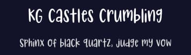 KG Castles Crumbling by Kimberly Geswein — Script Handwritten Font — thumbnail 2