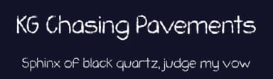 KG Chasing Pavements by Kimberly Geswein — Script Handwritten Font — thumbnail 2