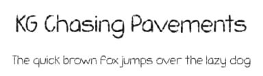 KG Chasing Pavements by Kimberly Geswein — Script Handwritten Font — thumbnail 1