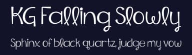 KG Falling Slowly by Kimberly Geswein — Script Handwritten Font — thumbnail 2