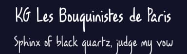 KG Les Bouquinistes de Paris by Kimberly Geswein — Script Handwritten Font — thumbnail 2