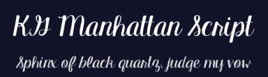 KG Manhattan Script by Kimberly Geswein — Script Handwritten Font — thumbnail 2