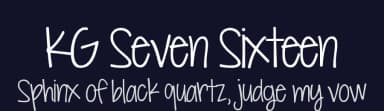 KG Seven Sixteen by Kimberly Geswein — Script Handwritten Font — thumbnail 2