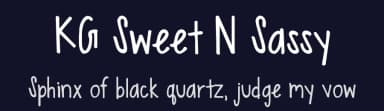 KG Sweet N Sassy by Kimberly Geswein — Script Handwritten Font — thumbnail 2