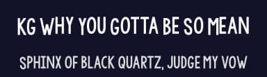 KG Why You Gotta Be So Mean by Kimberly Geswein — Sans Serif Font — thumbnail 2