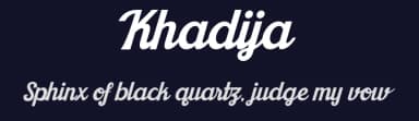 Khadija by Mikrojihad Typography — Script Handwritten Font — thumbnail 2