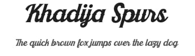 Khadija Spurs by Mikrojihad Typography — Script Handwritten Font — thumbnail 1