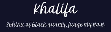 Khalifa by 7NTypes — Script Handwritten Font — thumbnail 2