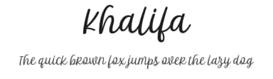 Khalifa by 7NTypes — Script Handwritten Font — thumbnail 1