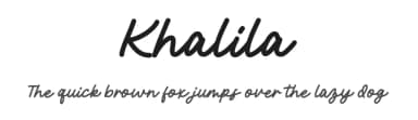 Khalila by Zuzulgo Studio — Script Handwritten Font — thumbnail 1