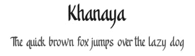 Khanaya by InspiraType — Script Handwritten Font — thumbnail 1