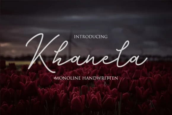 Khanela Font by Hustletter — Script Handwritten Font