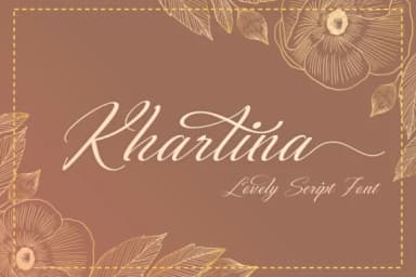 Khartina Font by Kelik — Script Handwritten Font — thumbnail 1