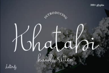 Khatabi Font by Letterdy — Script Handwritten Font — thumbnail 1
