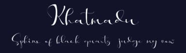 Khatmadu by aldedesign — Script Handwritten Font — thumbnail 2
