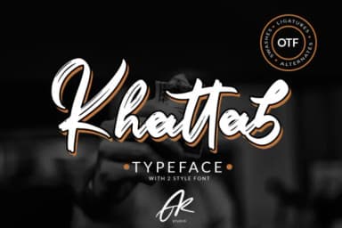 Khattab Font by Arendxstudio — Script Handwritten Font — thumbnail 1