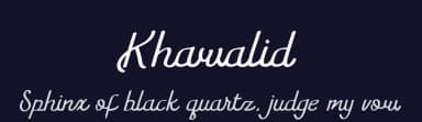 Khawalid by Rayn Media — Script Handwritten Font — thumbnail 2