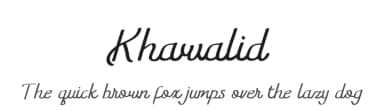 Khawalid by Rayn Media — Script Handwritten Font — thumbnail 1