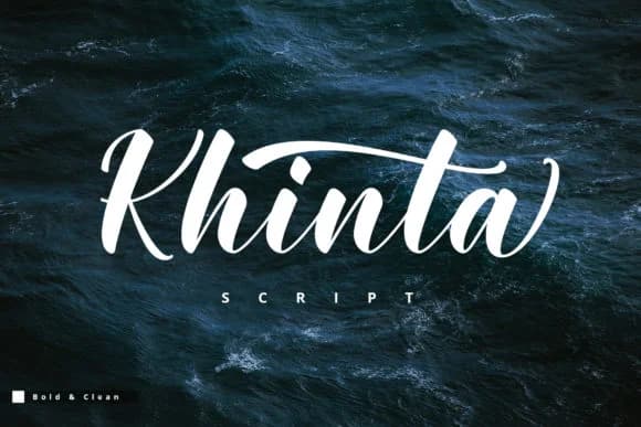 Khinta Script Font by FadeLine — Script Handwritten Font