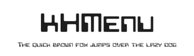 KHMenu by Televo — Sans Serif Font — thumbnail 1