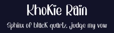 Khokie Rain by Inermedia Studio — Script Handwritten Font — thumbnail 2