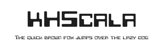 KHScala by Televo — Dingbats Font