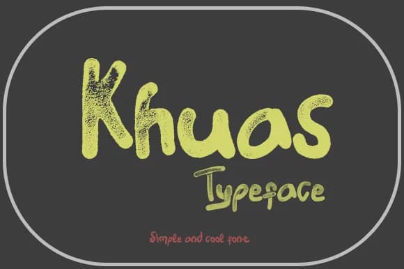 Khuas Font by Gblack Id — Script Handwritten Font